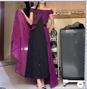 Elegant Purple Maxi Dress