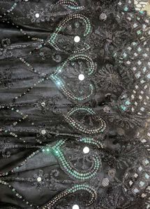 Heavy Wedding Elegant BlackLehenga Choli