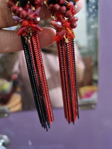 Red Beautiful Fancy Earings