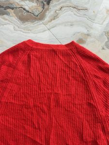 Red Pullover Sweater