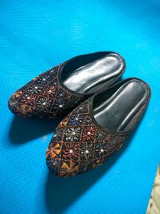 Flat  Brown 🤎 Slipper &amp; Jutti (Combo)
