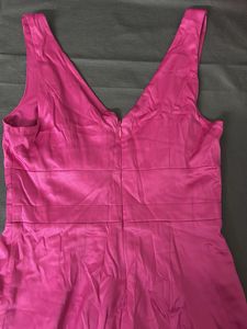 Pink V-Neck Dress