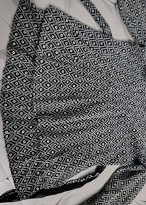 Patterned Black Top
