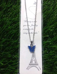 Butterfly Necklace 💙 (Blue) || Trending Pendents