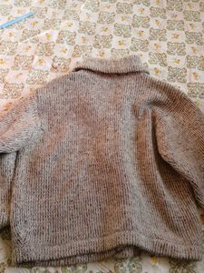 Wool Blend Knit Cardigan