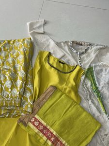 Elegant Pallazo Kurti Jacket Set