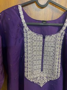 Elegant Purple Kurta