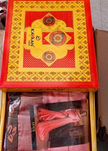 Kayaan Sealed Chiffon Saree In Box Completely Ne