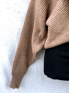 Crisscross Knit Sweater