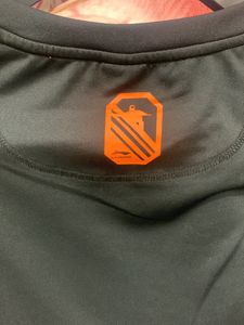 Black Active Wear T-shirt For Men