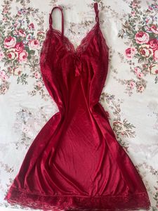 Red Lace Nightgown