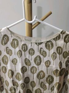 Peach Colored Ethnic Dress