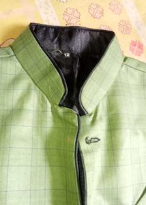 Green Plaid Vest
