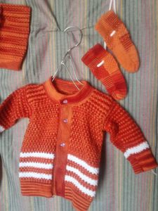Adorable Knitted Baby Set