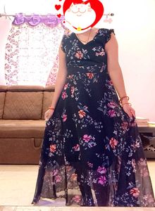Floral Print Maxi Dress,