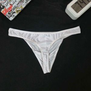 Mens White Thong.