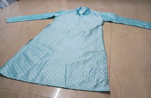 Men's Light Blue Patterned Kurta🟦💥