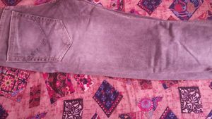 Gray Wash Denim Jeans