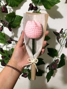 Crochet Tulip Flower 1 Piece