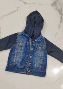 Hooded Denim Jacket