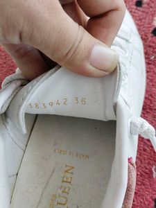 White Alexander Mqueen Shoes 36 Euro Size