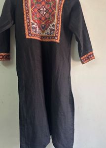 Elegant Black Kurta