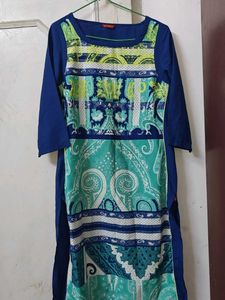 W Abstract Printed Kurta Size 8