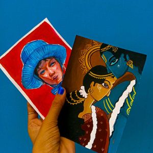 Beautiful Paintings On Cartridge Sheet 🎨