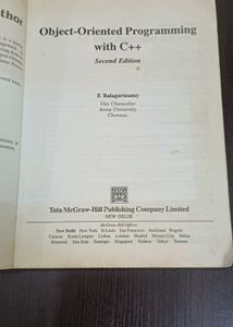 Book On Object Oriented Programming C++