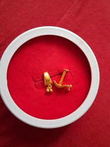 Golden Earrings 18crt