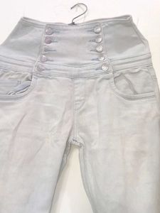 High Waisted Denim Jeans