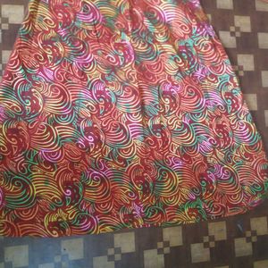 Patterned Midi Dress
