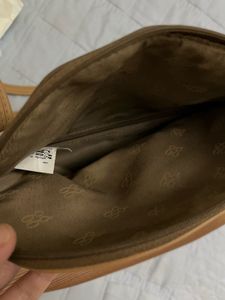 Vintage Olive &amp; Tan Shoulder Bag
