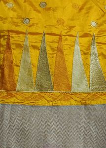 Yellow Chiffon Saree