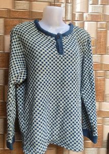 Patterned Long Sleeve  Sweater