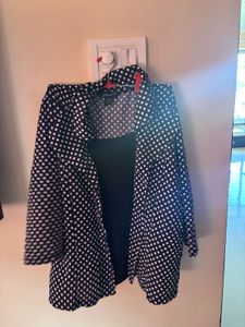 Polka Dot Blazer