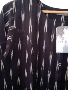 Ikkat Cotton Kurti Top