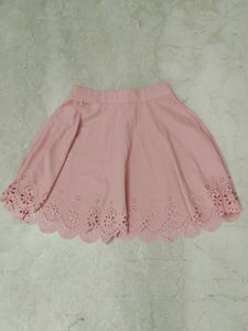 Very Beautiful Peachish Pink Short Skirt