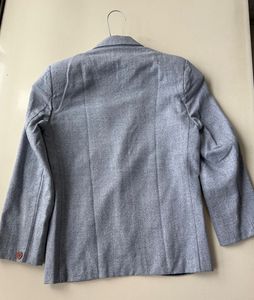Boys Tailored Fit Single Breasted Cotton Blazer