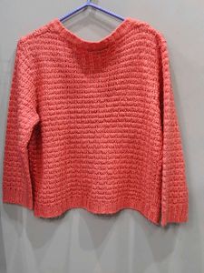 Coral Knit Cardigan