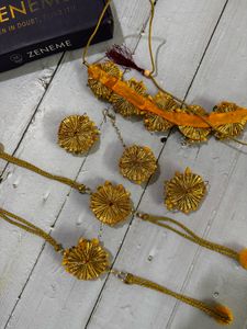 Haldi Jewellery set