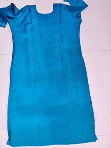 new cyan kurta pant set for women