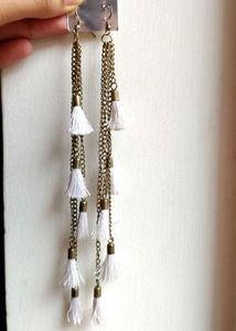 STATEMENT GOLD-WHITE EARRINGS