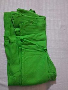 Green Embroidered Indian Top