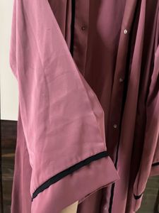Pink abaya