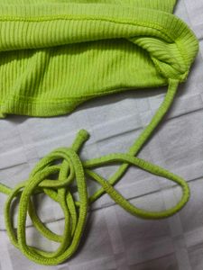 Neon Green Long Sleeve Top