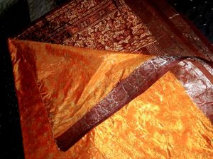 beautifull satin silk saree