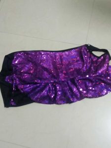 Purple Sequin Party Top
