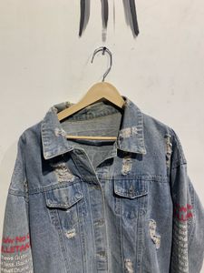 Ripped Denim Jacket