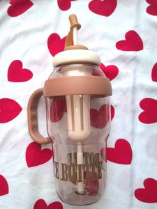 Ice Bottle with Straw